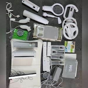 Wii console and fit bundle
